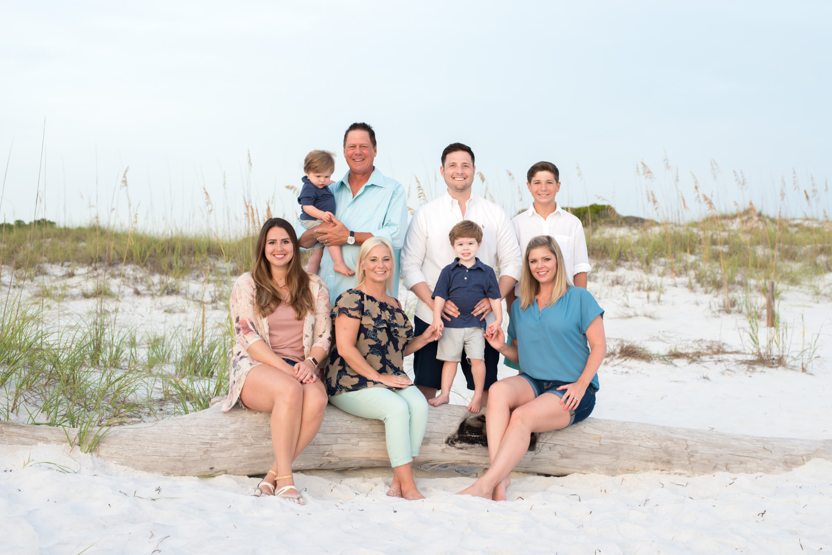 DSC_3358.jpg - Family portrait photography at sunset in Panama City Beach, Fl. by Holly Naughton Photography