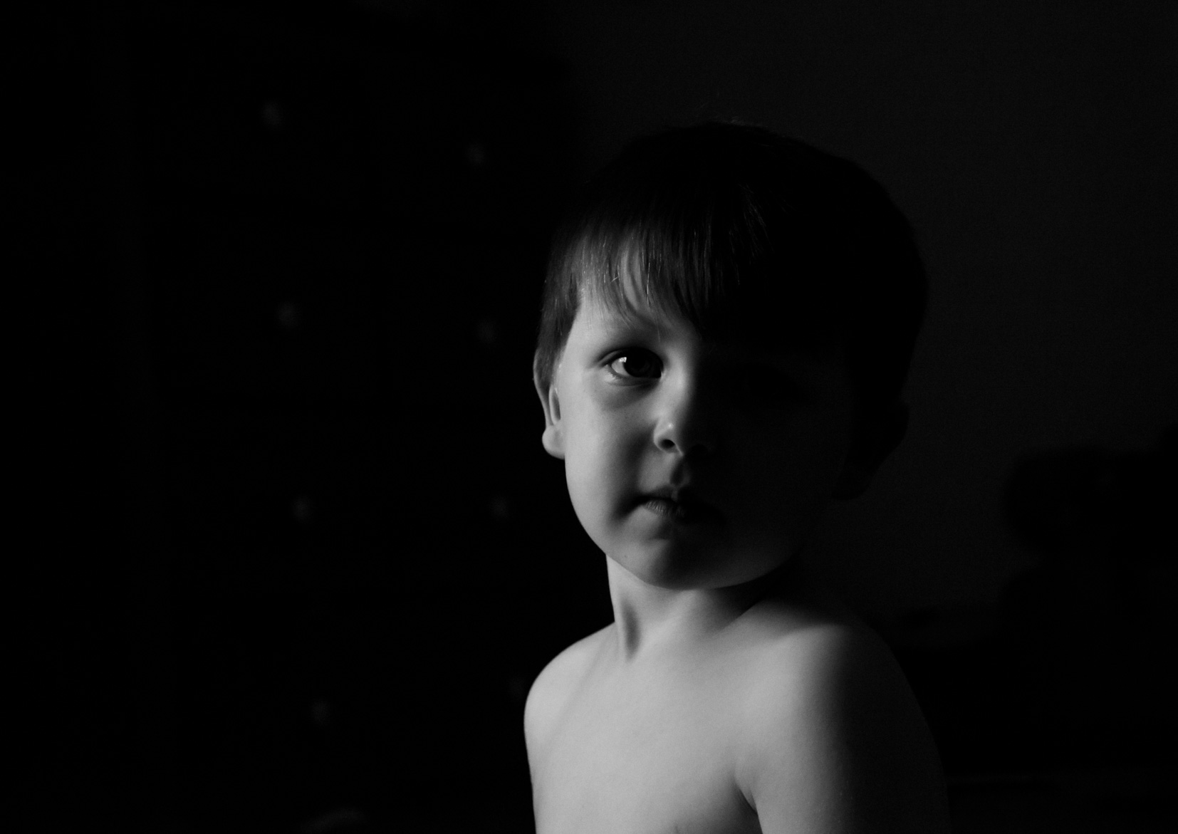 Big brother watching the little one (my oldest baby) -  by Holly Naughton Photography