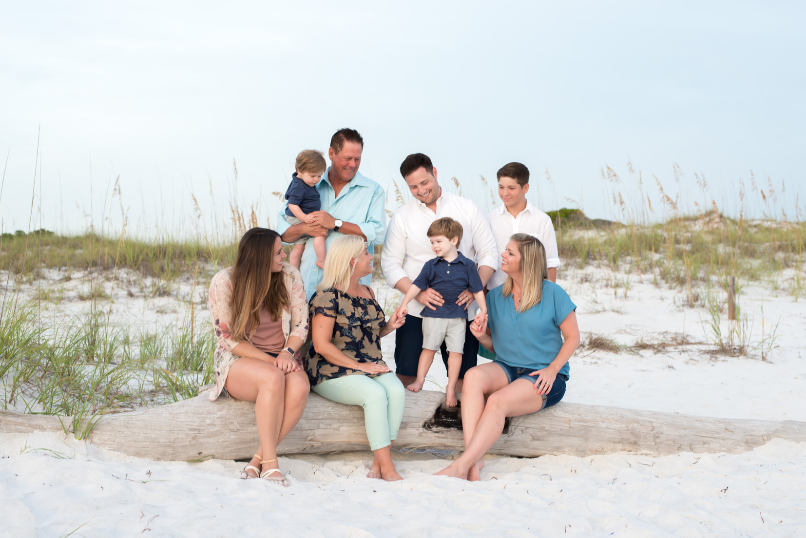 DSC_3366.jpg - Panama City beach family portrait photo session just before sunset by Holly Naughton Photography
